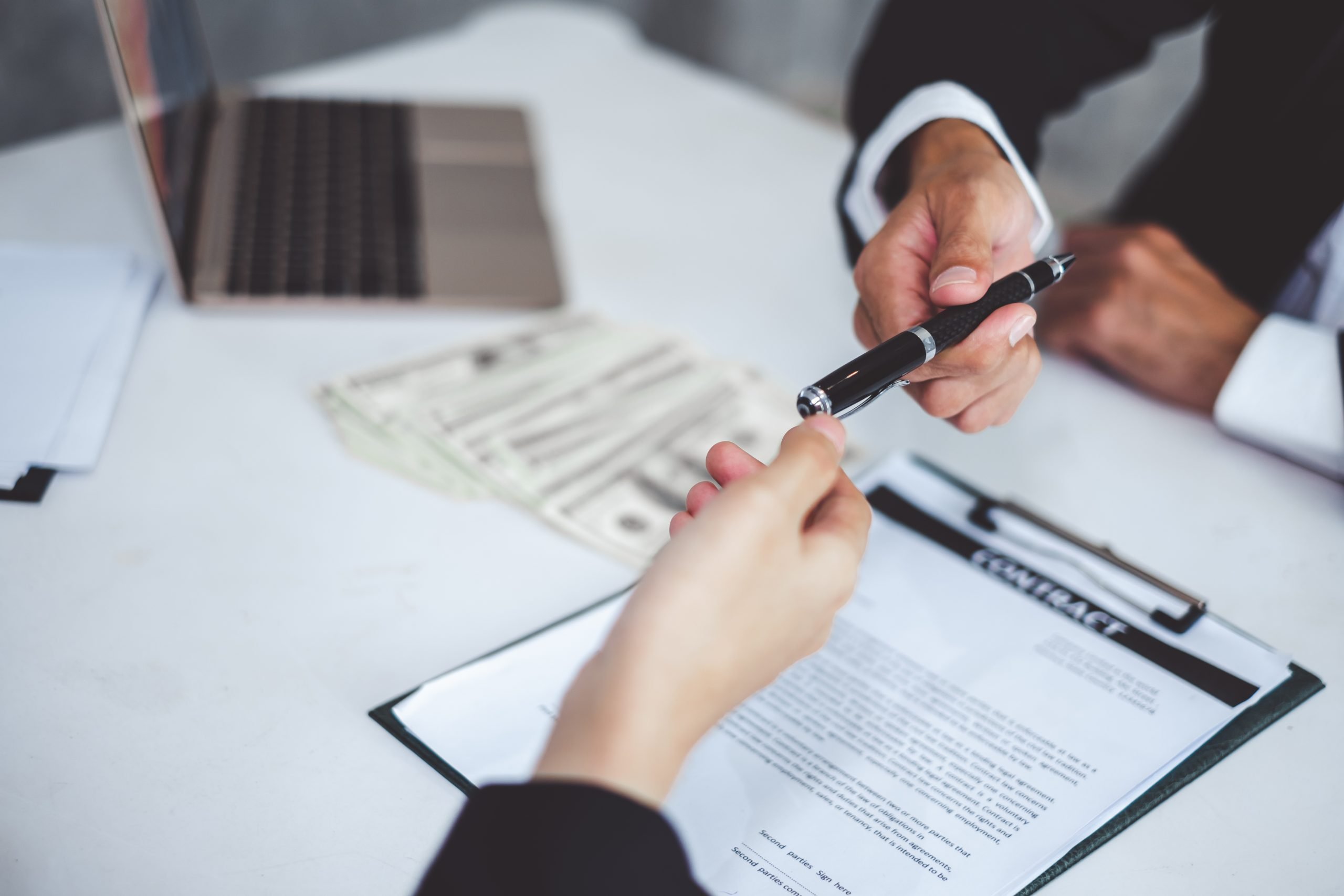 passing Pen for signing