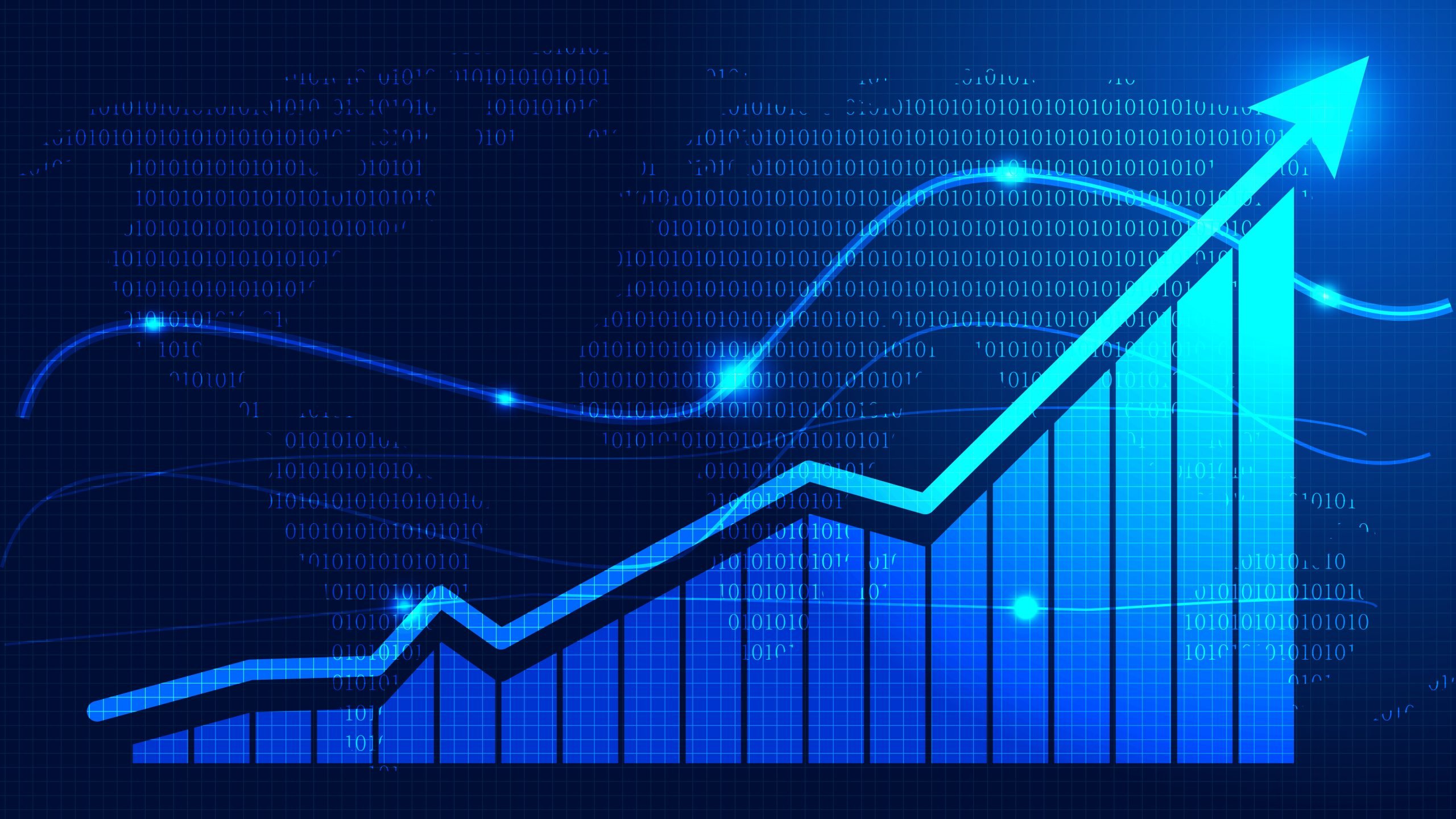 Upwards growth chart